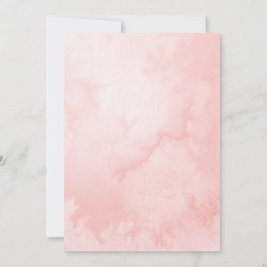 Invitation Pink Dive into Five Mermaid 5e anniversaire (Dos)