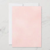 Invitation Pink Dreamy conte fée Histoire livre Mariage Châte (Dos)