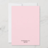 Invitation Pink Elegant Mode Ethnic Tiffany Baby shower (Dos)