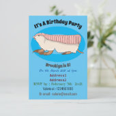 Invitation Pink fairy armadillo (Debout devant)