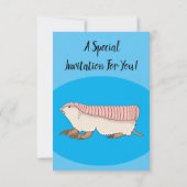 Invitation Pink fairy armadillo (Dos)