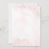 Invitation Pink Fairytale Princess Castle Girl Anniversaire (Dos)