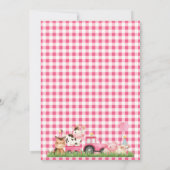 Invitation Pink Farm Avez-Vous Entendu L'Anniversaire De Moos (Dos)