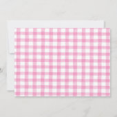 Invitation Pink Farm Floral Baby shower Barnyard (Dos)