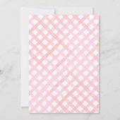 Invitation Pink Farm Tractor Girl Tout âge Anniversaire Invit (Dos)