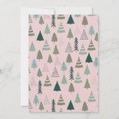 Invitation Pink Farm Truck Noël Holiday Open House (Dos)