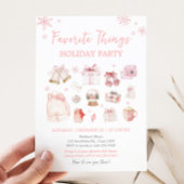 Invitation Pink Favori Things Fête de Noël