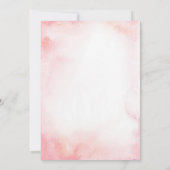 Invitation Pink Floral Bow Two Fancy 2e anniversaire Douche (Dos)