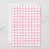 Invitation Pink Floral Bund Farm 2e anniversaire (Dos)