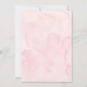 Invitation Pink Floral Butterfly First Birthday (Dos)