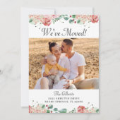 Invitation Pink Floral Green Party (Devant)