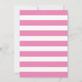 Invitation Pink Floral Little Citrouille 1er anniversaire Inv (Dos)