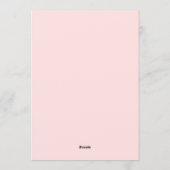 Invitation Pink flower bloom bridal shower (Dos)