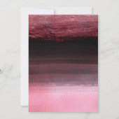 Invitation Pink Foil Girly Paint Strokes Hen's Party (Dos)