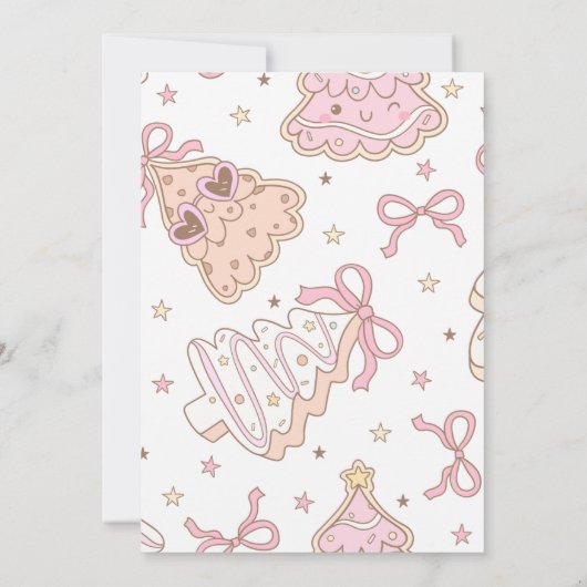 Invitation Pink GingerPread Winter Onederland 1er anniversair (Dos)