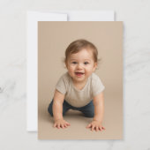 Invitation Pink Gingham Teddy Bear Neutral Baby Shower (Dos)