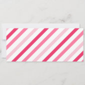 Invitation Pink girl 1st Boarding Pass Plane Anniversaire Bil (Dos)