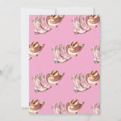 Invitation Pink Girls First Rodeo 1st Birthday (Dos)