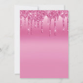 Invitation Pink Glitter Drip (Dos)