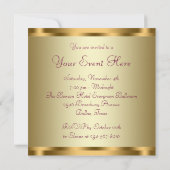 Invitation Pink Gold All Occasion Party (Dos)
