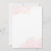 Invitation Pink Gold Sweet One Donuts 1er Anniversaire Invita (Dos)