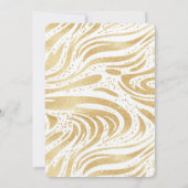 Invitation Pink Gold White Cream Heart Cupcake Anniversaire (Dos)