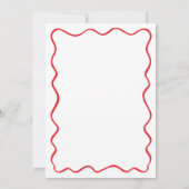 Invitation Pink Hand Drawn Christmas Cocktail Party (Dos)