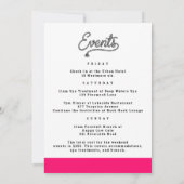 Invitation Pink Her Last Rodeo Bachelorette Party (Dos)