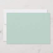 Invitation Pink Jaune Turquoise Pastel Floral 90e Anniversair (Dos)