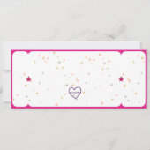 Invitation Pink KPOP Birthday Concert Ticket (Dos)