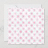 Invitation Pink Ladybug Girls Photo 1er Anniversaire (Dos)