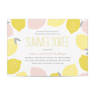 Invitation Pink Lemonade Party