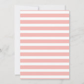 Invitation Pink Little Citrouille C'est un Baby shower d'auto (Dos)