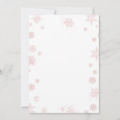 Invitation Pink Little Cookie Christmas 1st birthday  (Dos)