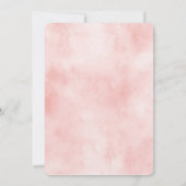 Invitation Pink Little Miss ONE derful Girl Premier anniversa (Dos)