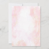 Invitation Pink Mermaid 5th Birthday Five the Sea Party (Dos)