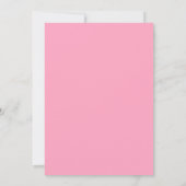 Invitation Pink Modern Minimalist Winter Baby Shower (Dos)