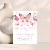 Invitation Pink moderne Il me donne Fête des mariées aux papi