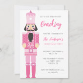 INVITATION PINK NOËL NUTCRACKER FÊTE DE FÊTE (Devant)