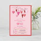 Invitation PINK Notre Petite Amoureuse Saint Valentin 1er ann (Debout devant)