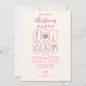 Invitation Pink Nutcracker Coquette Christmas (Devant)