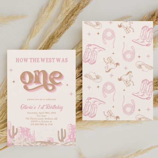 Invitation Pink Occidentale Premier anniversaire