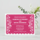 Invitation Pink Papado Picado Cinco de Mayo (Debout devant)