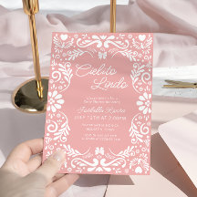 Pink Papel Picado Baby shower mexicain