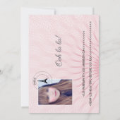 Invitation Pink Paris Thème Anniversaire Passeport Ajouter Ph (Dos)