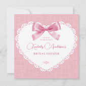 Invitation Pink pastel arc esthétique douche nuptiale (Devant)