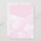 Invitation Pink Pastel Cloud Nine Birthday (Dos)