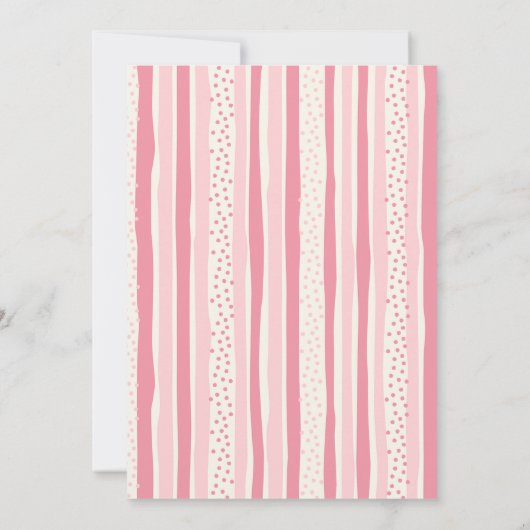 Invitation Pink Pastel Dinosaur 2-rex Rawr birthday (Dos)