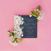 Invitation Pink Peonies Arrière - plan Mariage