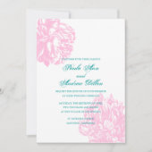 Invitation Pink Peony (Devant)